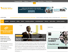 Tablet Screenshot of biznisafrica.com